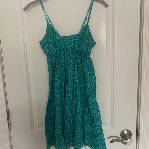Blue/Green Patterned Sundress - Picture 2 of 3
